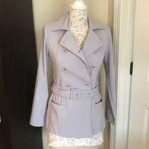 PERFECT condition RAMPAGE long sleeve belted lightweight jacket sizeS light grey